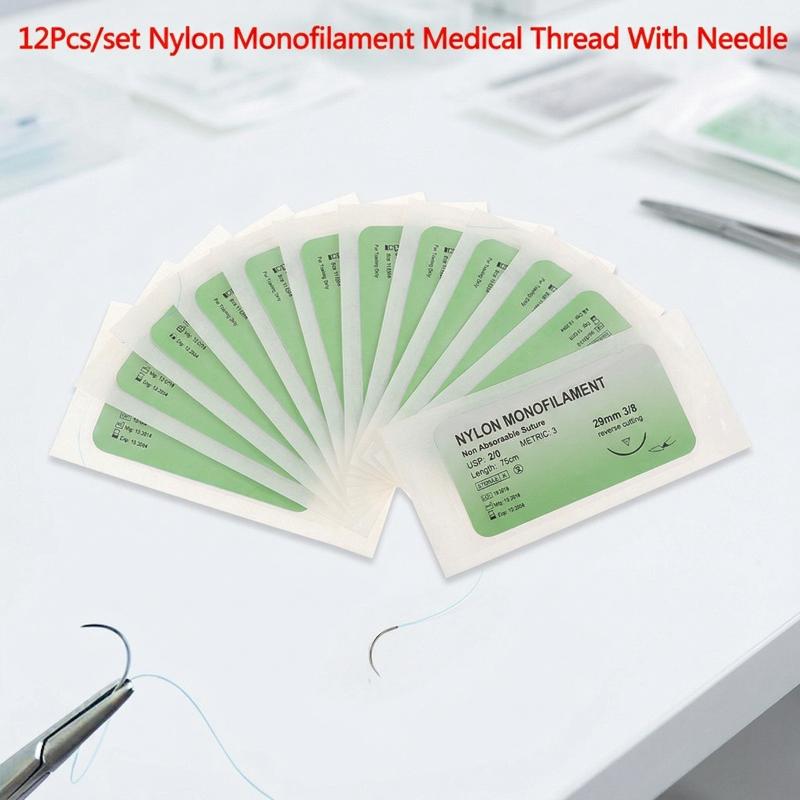 Medical Lab Kit - Naylon Monofilament Sütür Pratik Seti 12