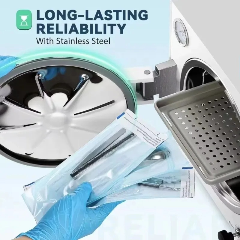 Medical Lab Units - Yeni 18L Dikey Tip Otoklav Sterilizasyon
