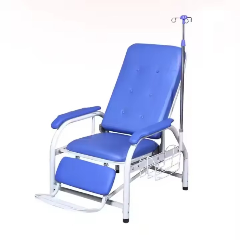 Iv Infusion Pole - Hastane Konforlu Tıbbi Manuel Katlanır Kan