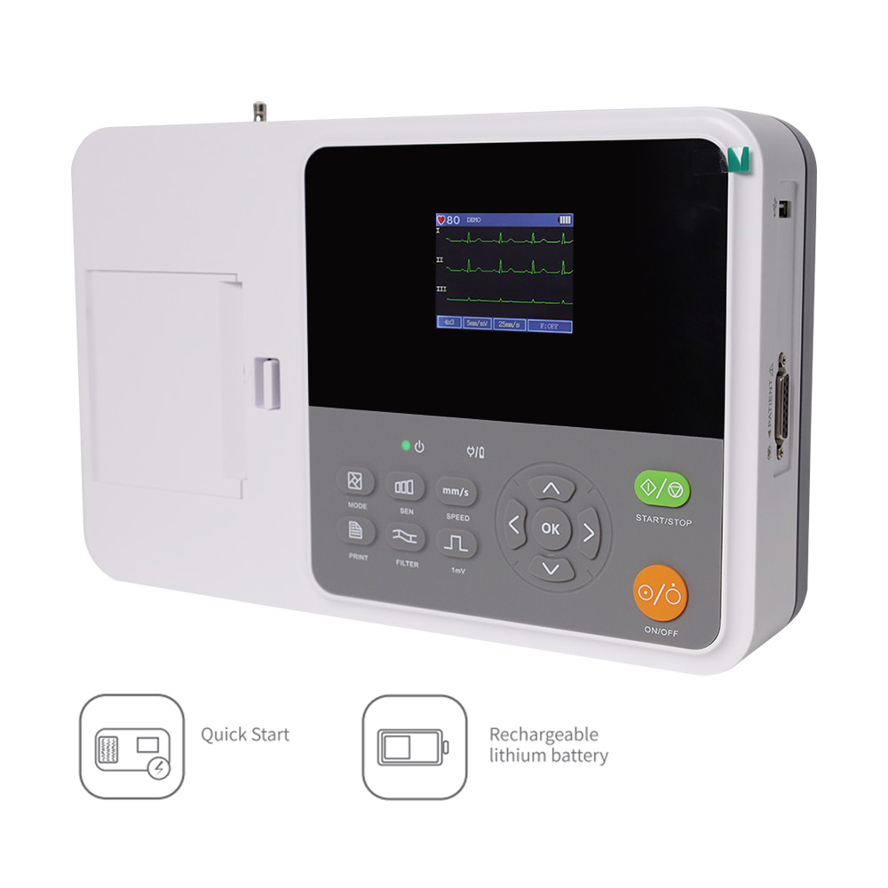 CONTEC E3 Taşınabilir Dijital  - Ekg Ecg Machine Portable incelemesi ve fiyatı